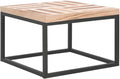 Solid Wood Coffee Table for Living Room, Modern Accent Center Table, Compact Couch Side Table for Apartment, Office & Lounge Spaces